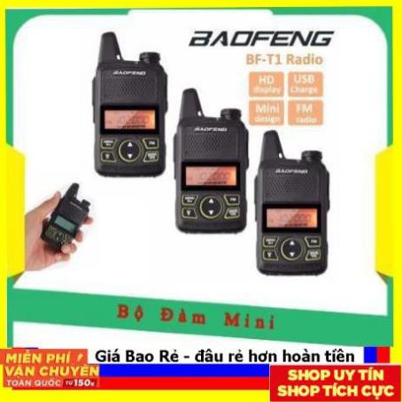 Trợ giá'' **siêu sale**Bộ Đàm Mini BAOFENG BF-T1