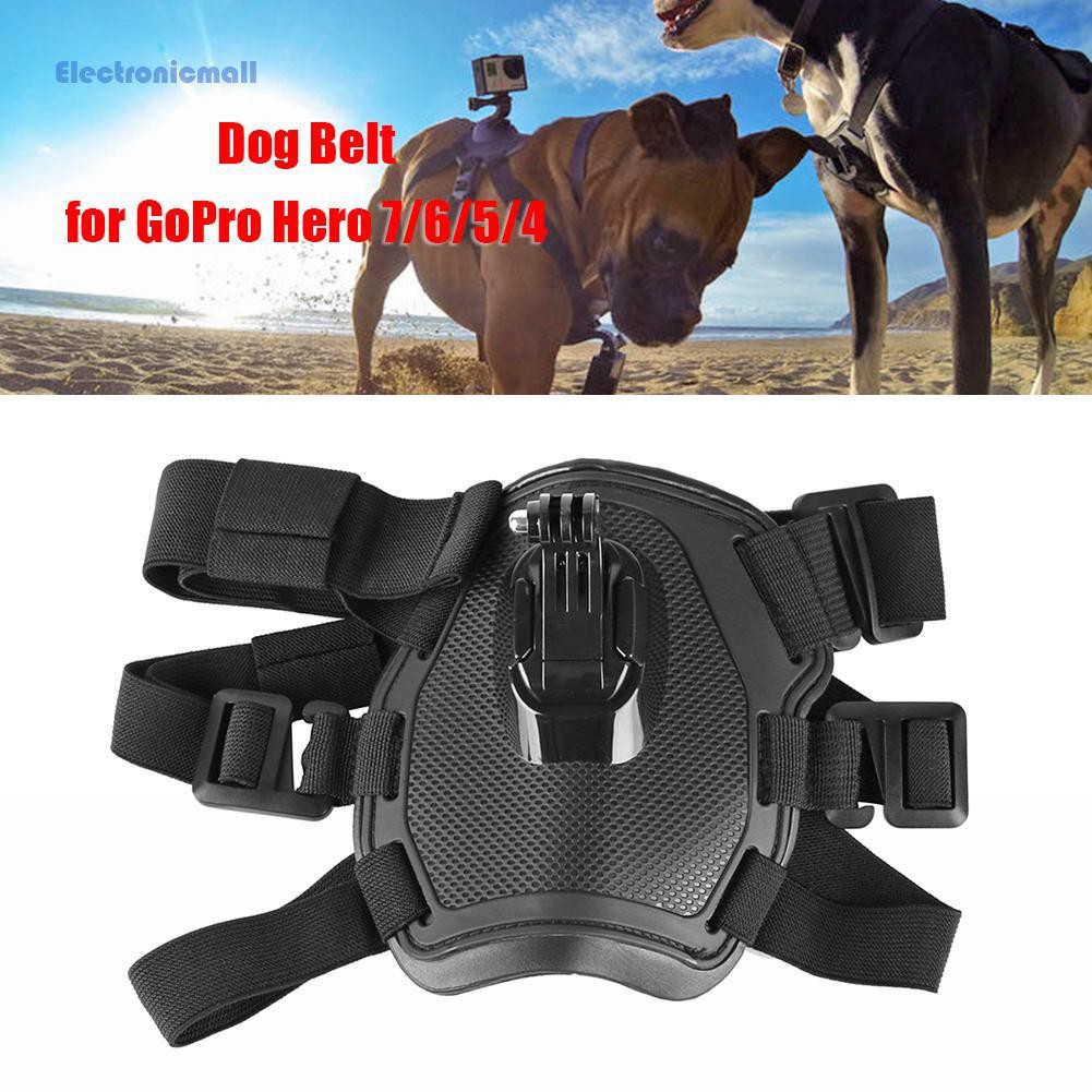ElectronicMall01 Action Camera Dog Harness Mount Chest Strap for GoPro Hero 7 6 5 4 Xiaoyi
