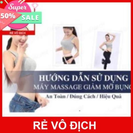 Đai massage giảm mỡ bụng HCR-X6, loại không dây dùng pin sạc - phiên bản mới 2020