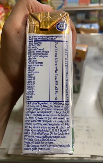 ❤MẪU MỚI -Sữa Dinh Dưỡng ADM Gold Vinamilk 180ml (1lốc 4 hộp)