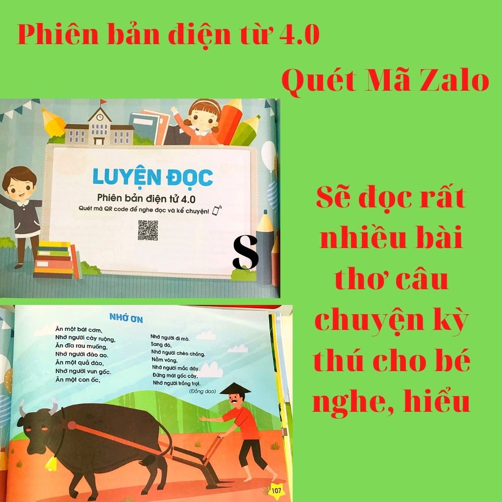 Đánh Vần Tiếng Việt-Tư Duy Ngôn Ngữ-BÍ Quyết Giúp Con Học tiếng việt-Tập Ghép Vần, Chữ(Phiên bản 4.0)[Shop Mẹ Mốc]