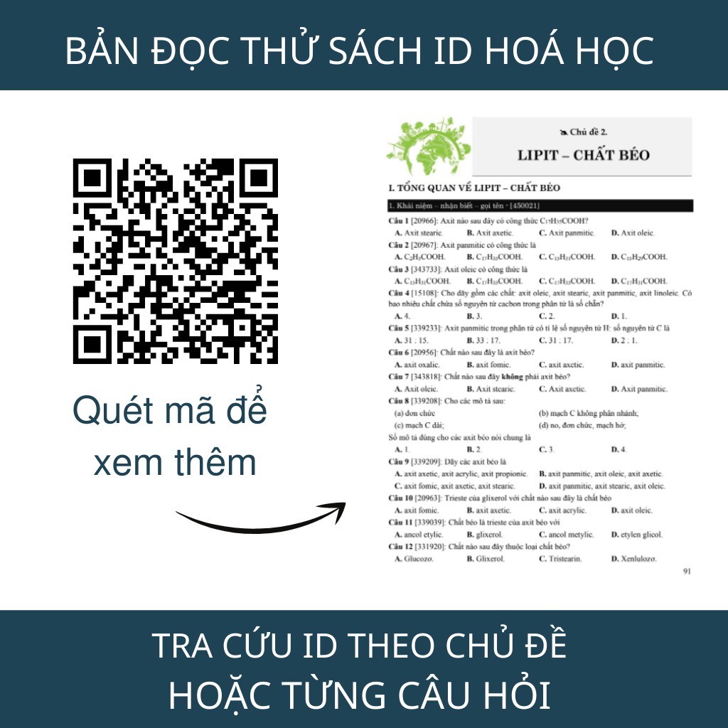 Sách ôn luyện thi thpt quốc gia 2023 môn Hóa: Sách ID tự học Hóa 12 Moonbook