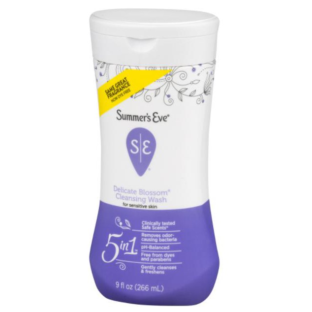 Nước rửa vệ sinh phụ nữ Summer’s Eve Cleansing Wash tím