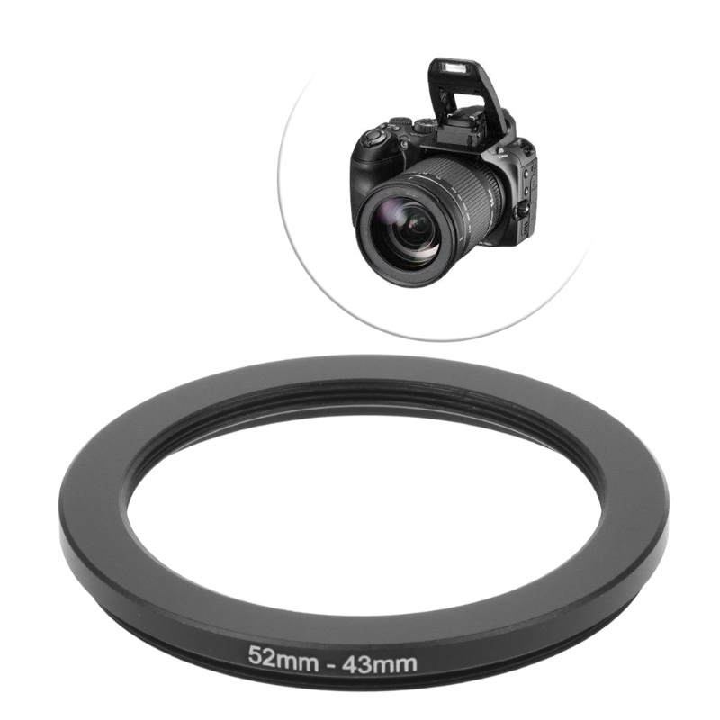 Vòng Nối Kính Lọc Máy Ảnh 52mm Đến 43mm Bằng Kim Loại Mới