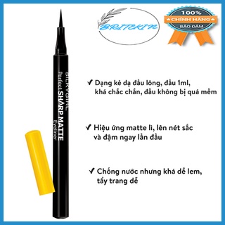 Kẻ Mắt Nước Silkygirl Perfect Sharp Matte 1ml