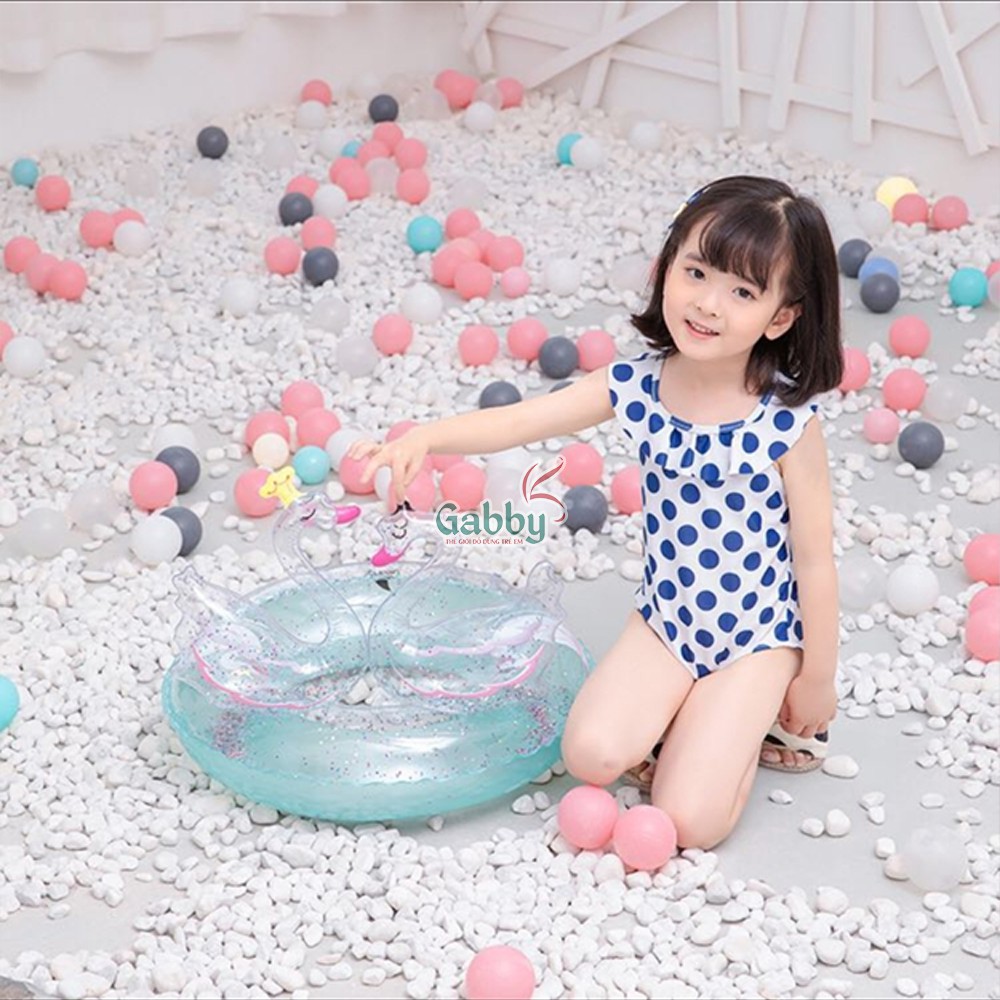 PHAO BƠI TRONG SUỐT 60CM 70CM (Hình Mickey/ Minnie/ Hello Kitty/ Hồng Hạc/ Thỏ/ Thiên Nga/ Pony Kỳ Lân)