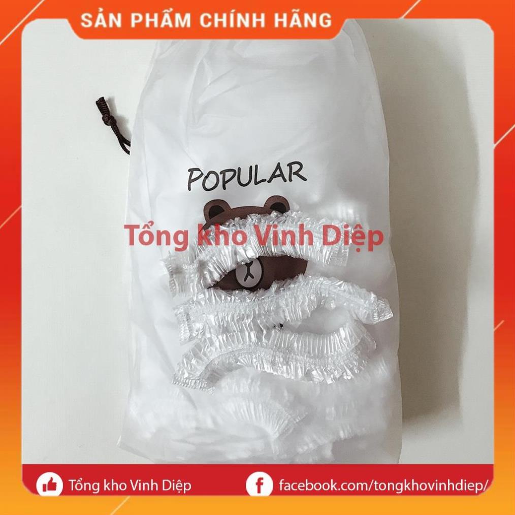 Túi gấu 100 màng bọc thực phẩm có chun co giãn, tái sử dụng được