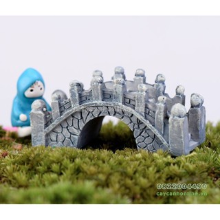 Cây cầu đá trang trí tiểu cảnh sân vườn mô hình cầu đá