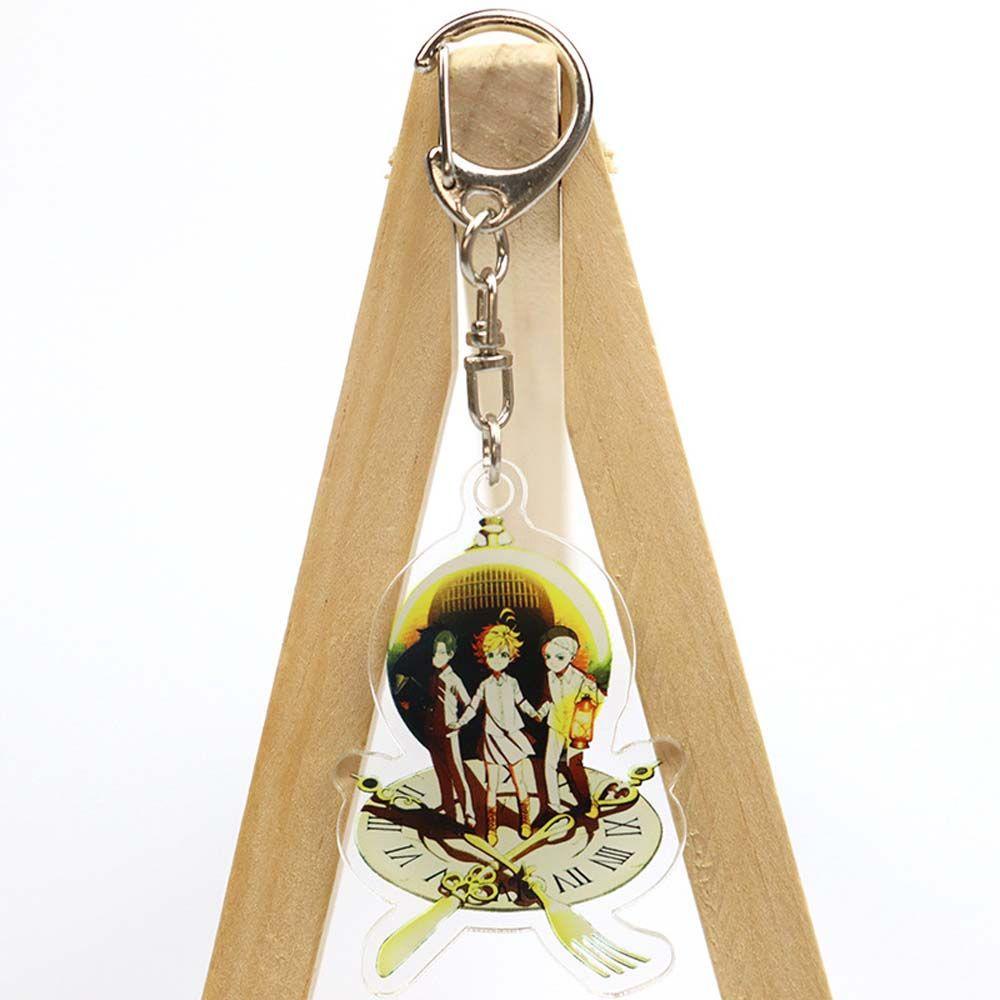 Móc Chìa Khóa Xe Hơi Hình The Promised Neverland Dễ Thương