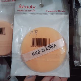 Bông phấn tròn beauty dùng đánh phấn khô