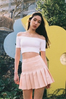 Chân váy nữ xếp ly