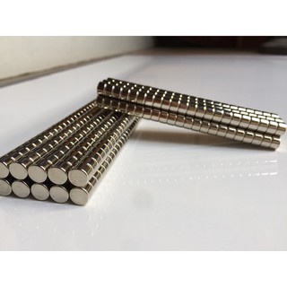 Nam châm đất hiếm 8x5mm, nam châm trắng NdFeB lực từ cực mạnh