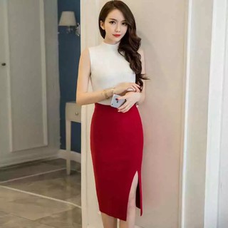 NEW! chân váy xẻ hông ôm body