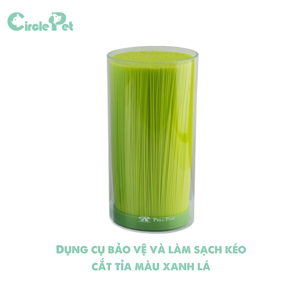 Dụng Cụ Làm Sạch Và Bảo Vệ Kéo Cắt Tỉa TOEX GROOMING SO-505 Hình Trụ Tròn Màu Hồng - Circle Pet