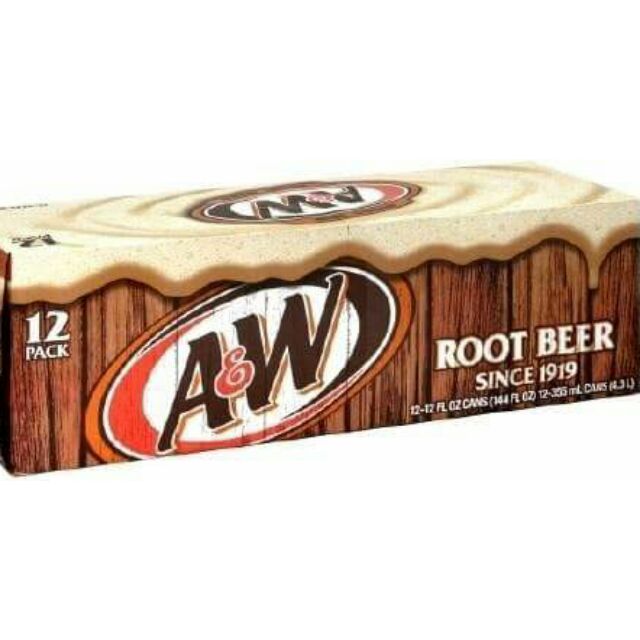 NƯỚC NGỌT XÁ XỊ A&W MỸ LON 355ML