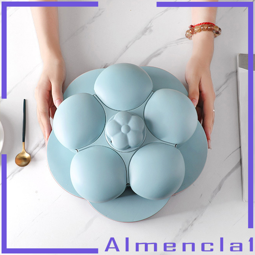 Hộp Đựng Bánh Kẹo Hình Hoa Xoay Được Almencla1