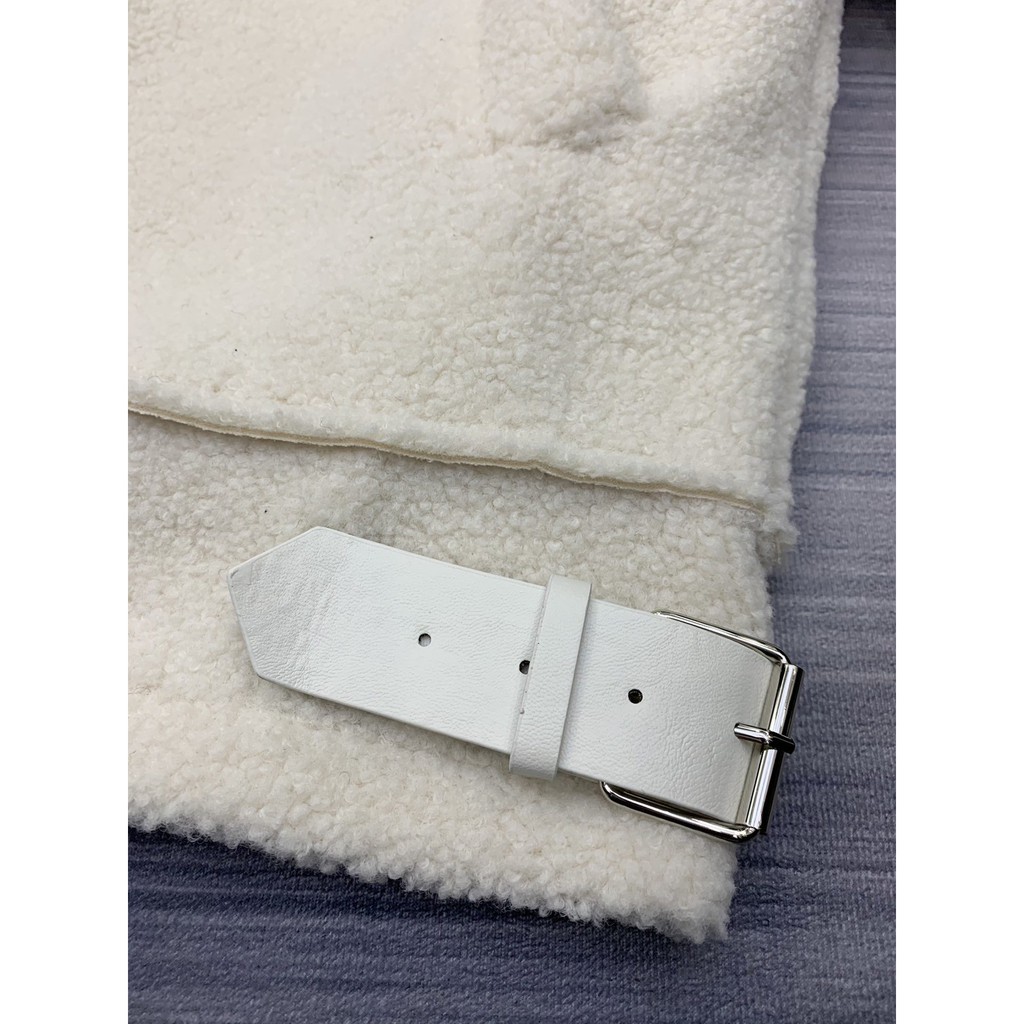 Áo khoác len B@lenciaga shearling jacket ss20