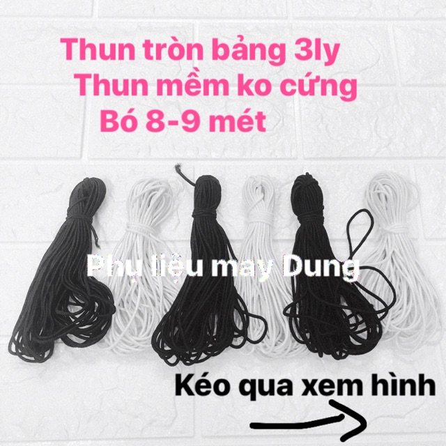 Thun tròn bảng 3mm