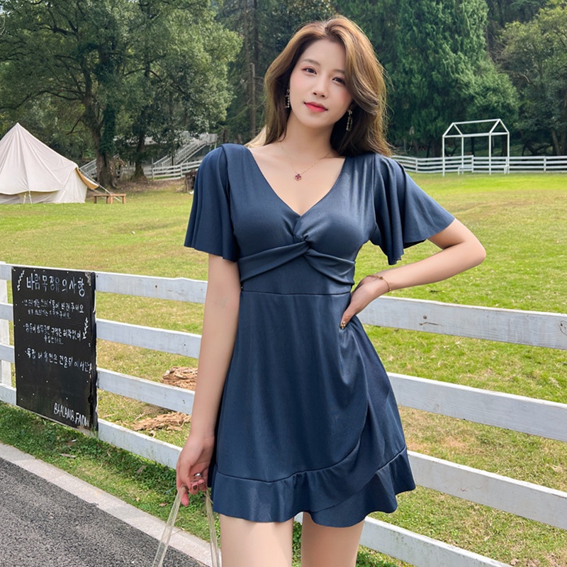 Bikini liền váy cỡ lớn cho người béo, bộ đồ bơi bigsize cho mẹ