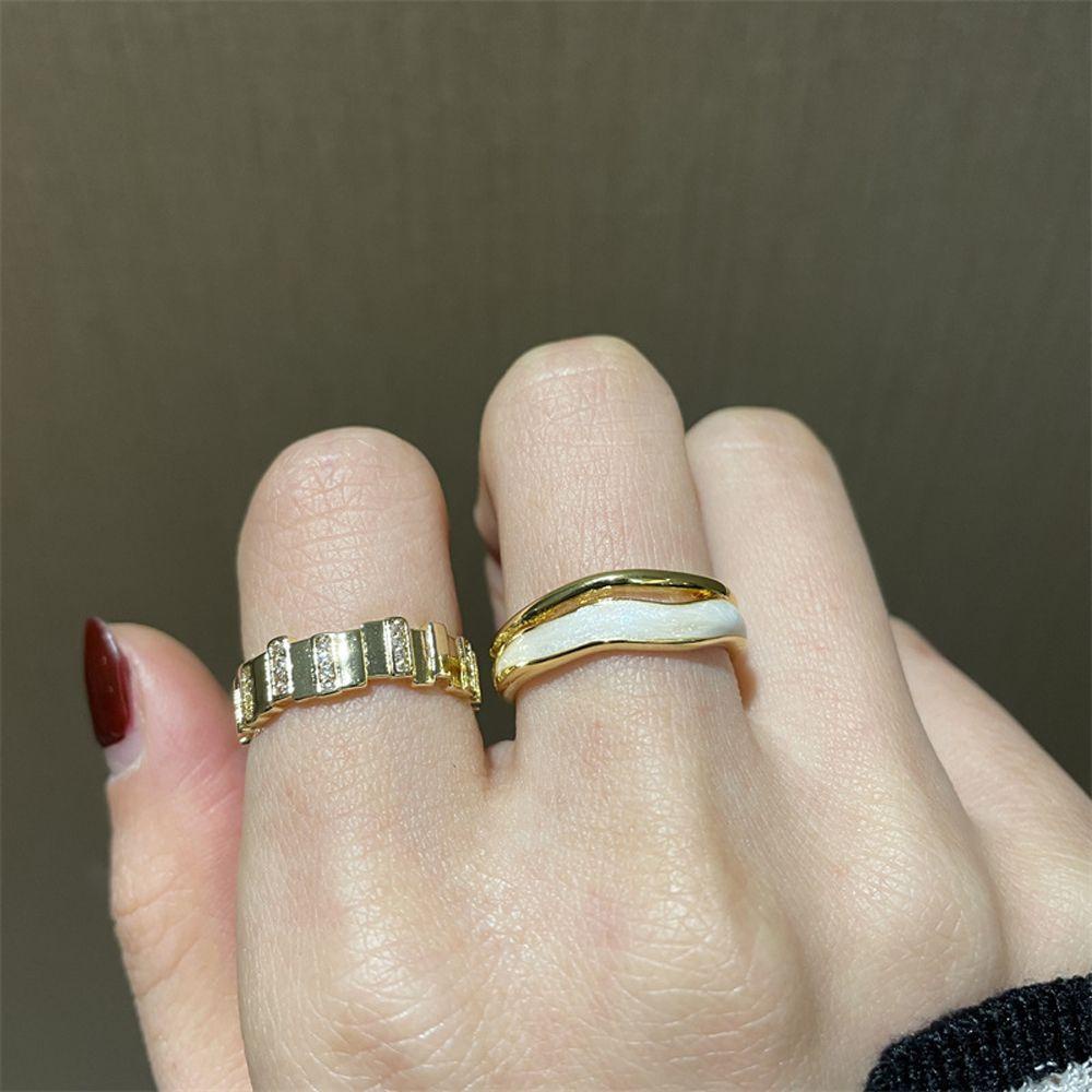 Nhẫn Đeo Ngón Trỏ Màu Thời Trang Vintage Hàn Quốc Cho Nữ