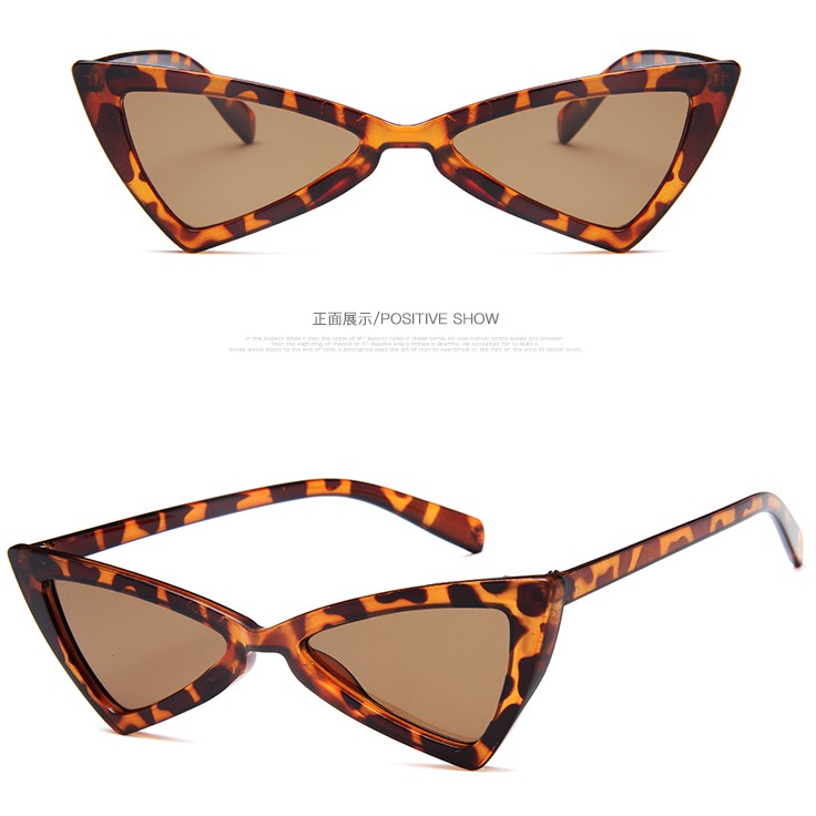 Kính mát gọng tam giác phong cách Hip Hop thời trang cho nam nữ