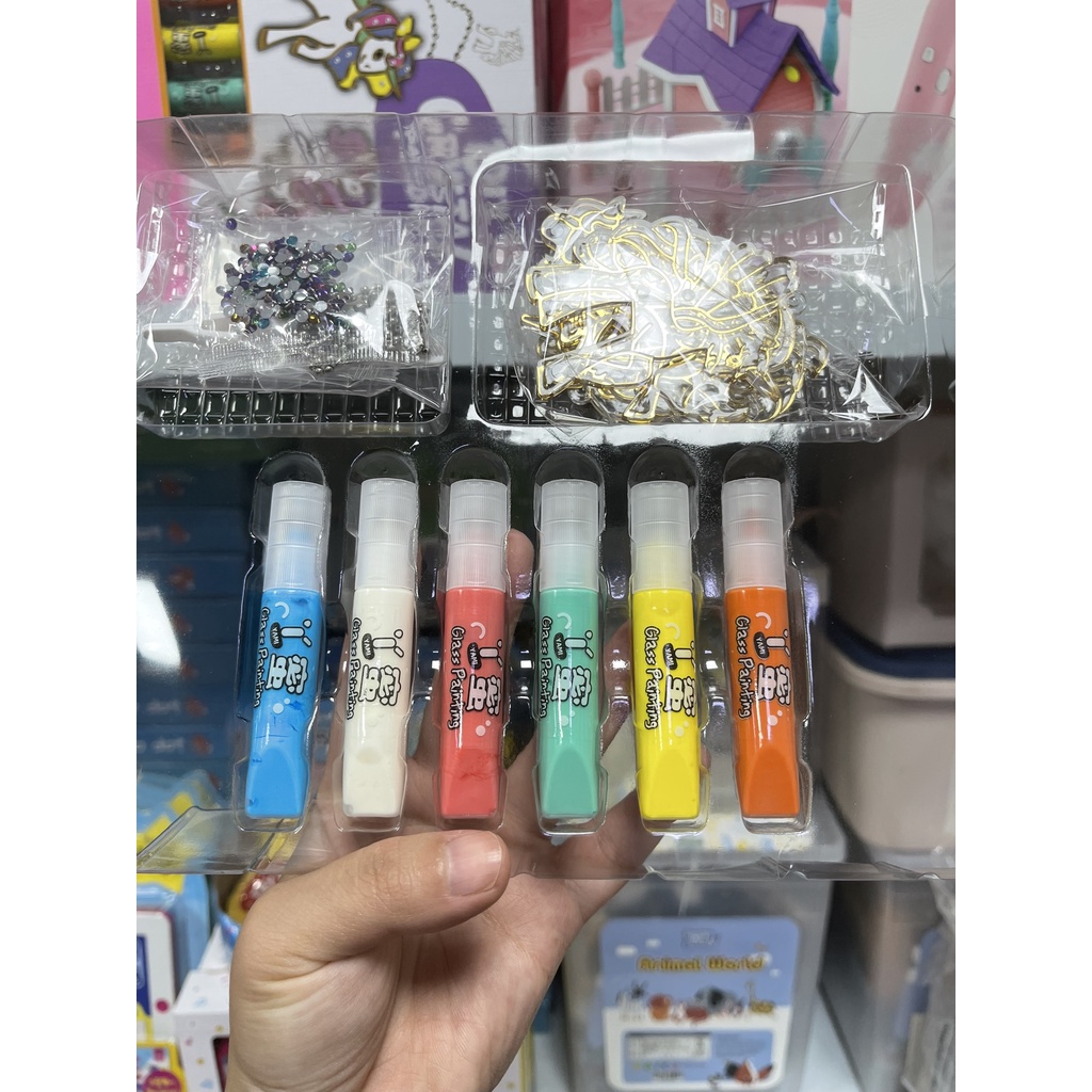 Bộ móc khóa tự do tô màu, sang tạo Pony cao cấp