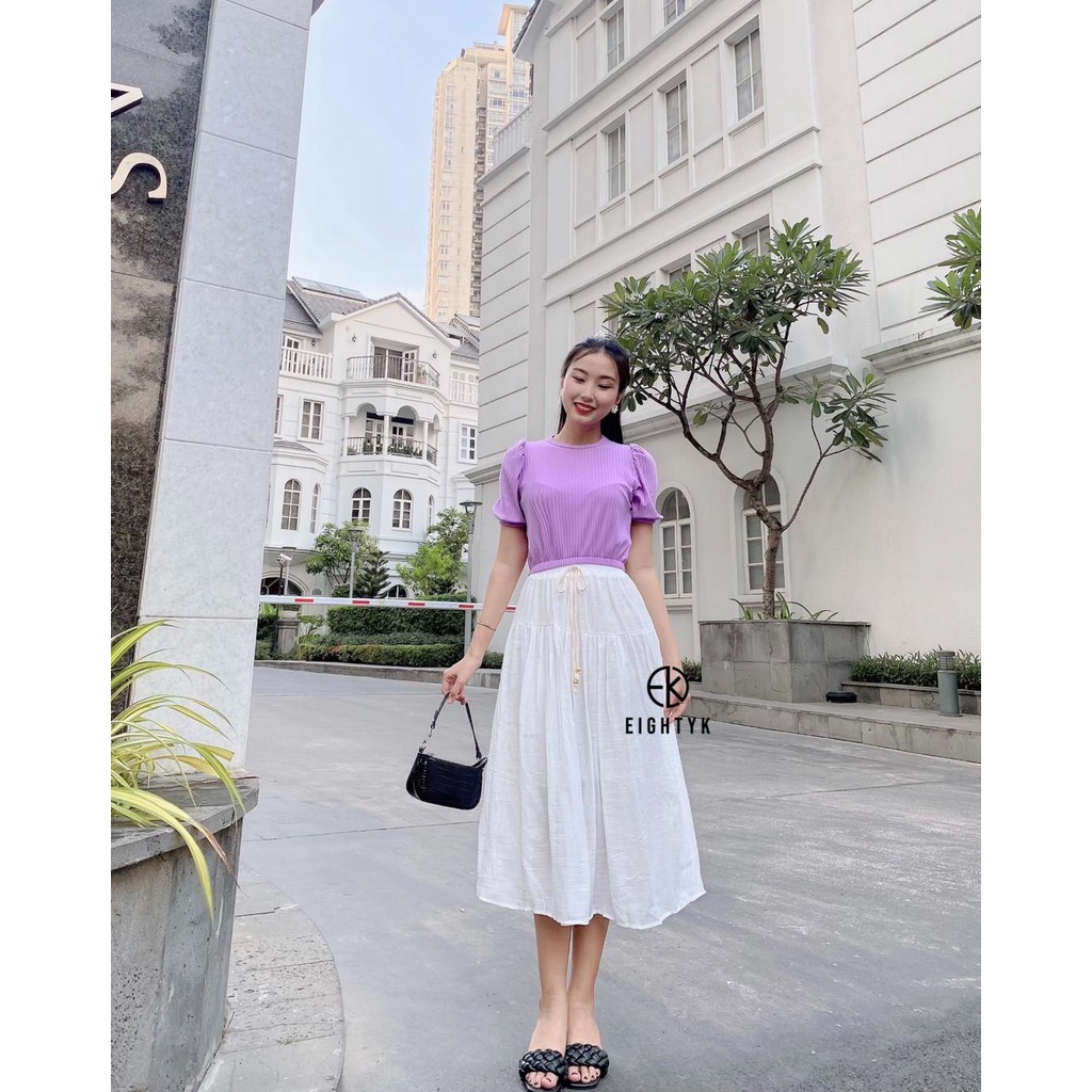 Chân Váy Maxi Phối Dây Lưng | BigBuy360 - bigbuy360.vn