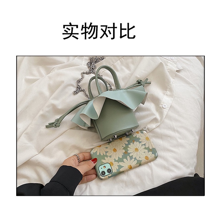 Túi Xách JASMIN NOIR Da PU Phối Dây Xích Đeo Vai Sành Điệu Cho Nữ