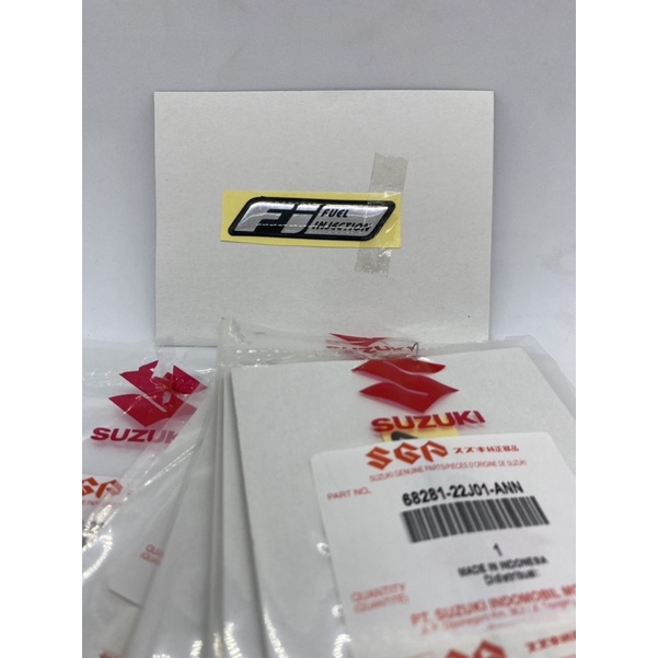 Tem chữ nổi Fi suzuki satria fi raider fi xe suzuki