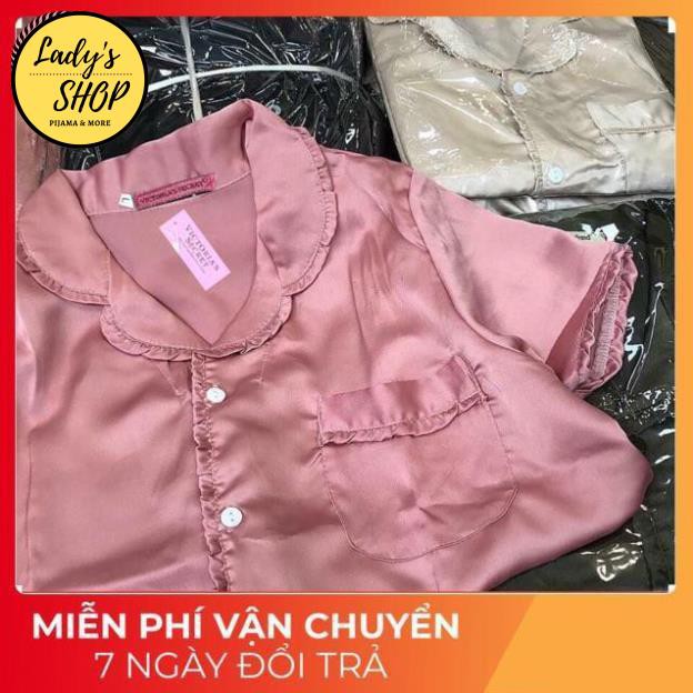 Đồ Bộ Pijama - BỘ LỤA PIJAMA VIỀN BÈO NƠ TÚI QUẦN SOOC [HÀNG CHUẨN ĐẸP | BigBuy360 - bigbuy360.vn