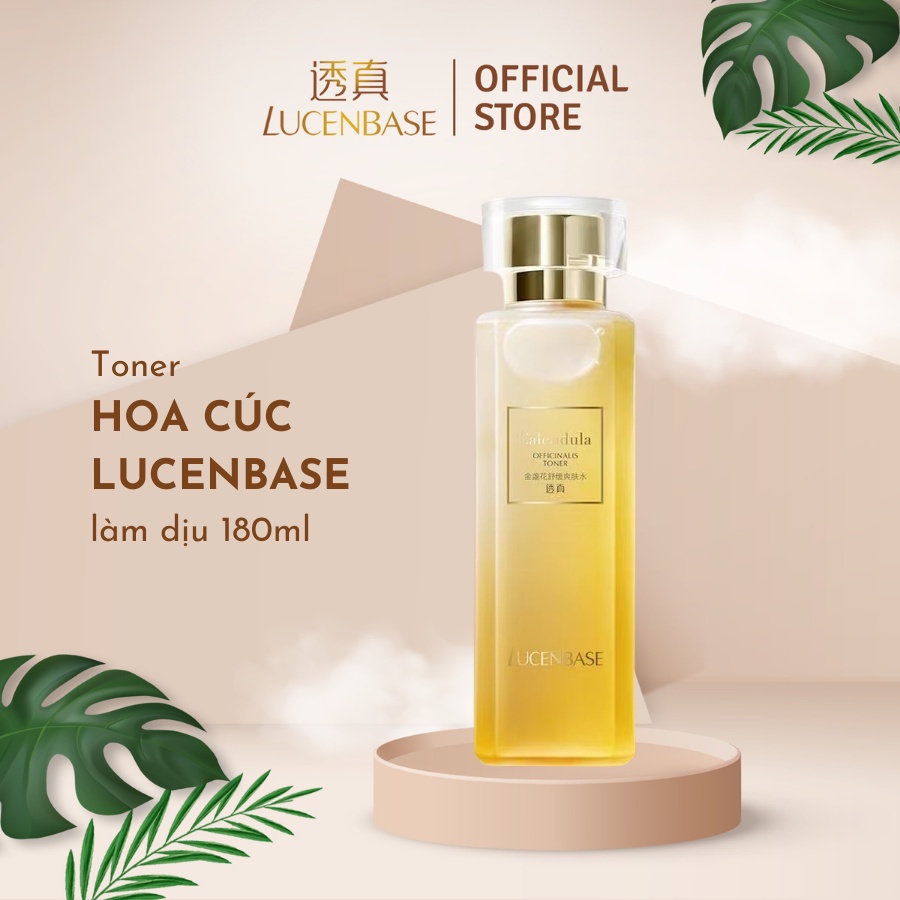 Toner hoa cúc lucenbase làm dịu , sẽ lỗ chân lông chính hãng 180ml