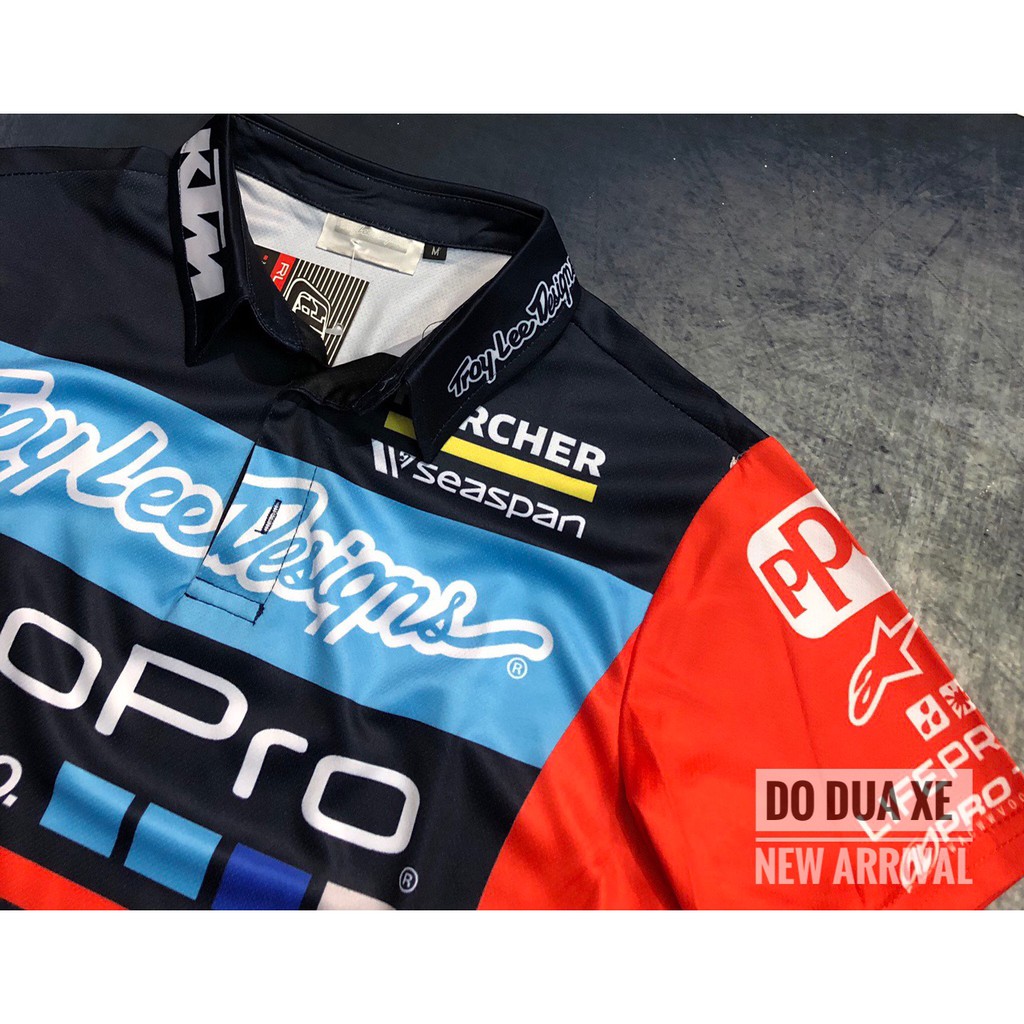 Áo thun đua xe polo KTM đua xe