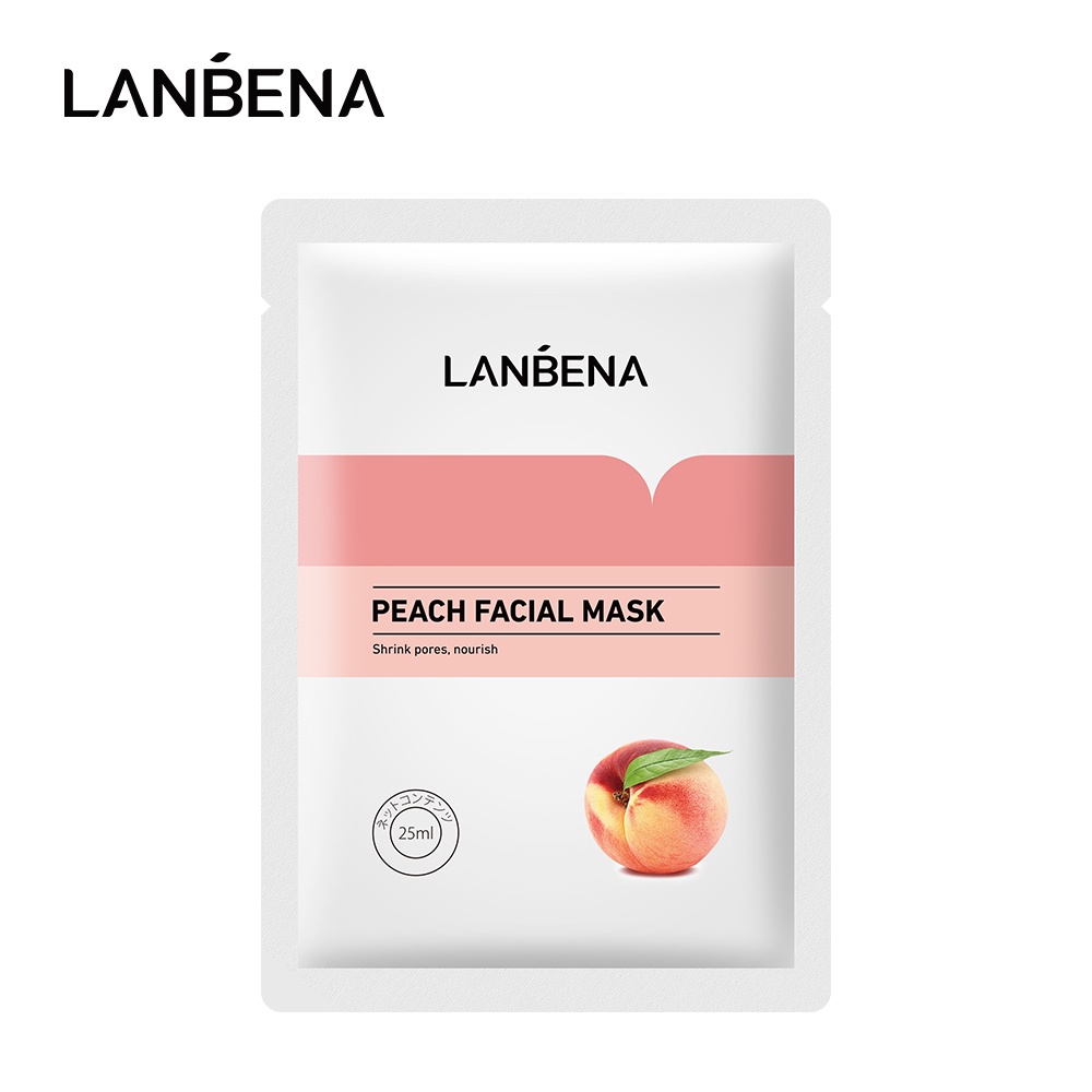 Mặt Nạ Thực Vật Lanbena Tinh Chất Trái Cây Dưỡng Ẩm Làm Trắng Da Chống Lão Hóa 25ml