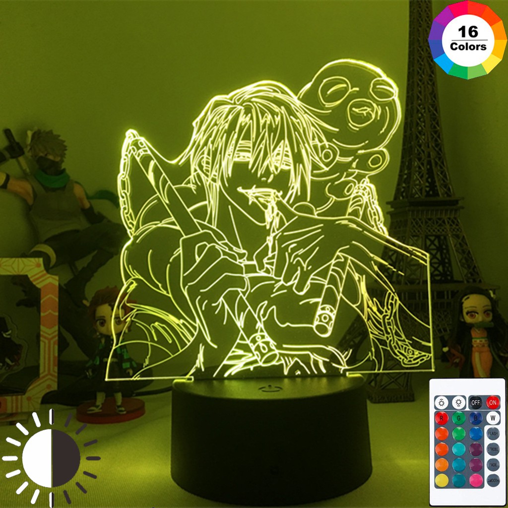 Đèn Led 3d Tạo Hình Anime Xinh Xắn