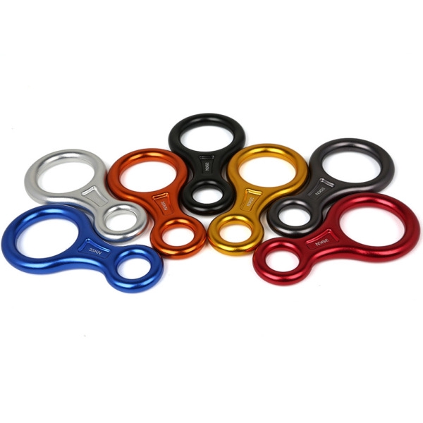 Khóa dây hình số 8 dùng cho hỗ trợ leo xuống núi