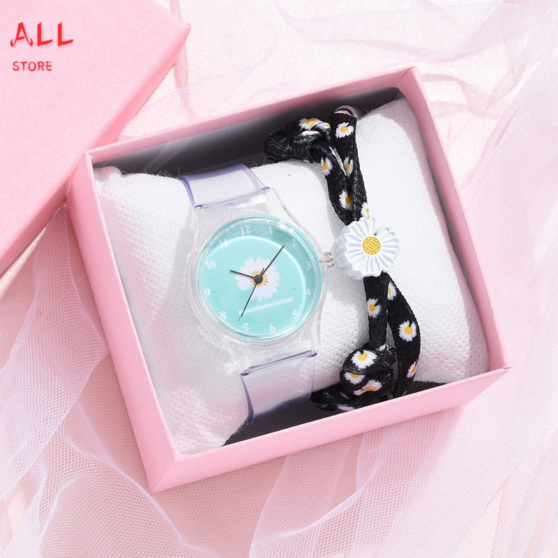 Đồng Hồ Nữ Dây Silicon Mặt Hình Bông Hoa Dễ Thương | BigBuy360 - bigbuy360.vn