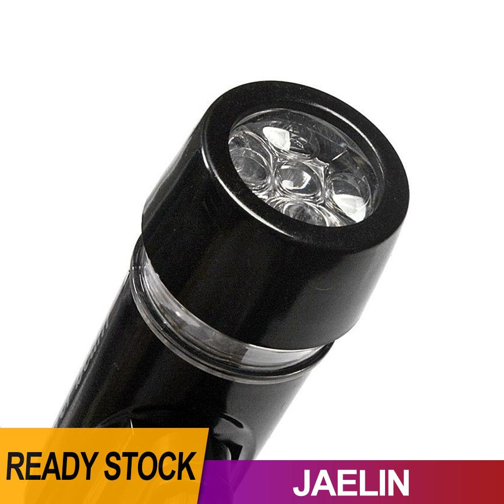 Đèn pin 5 bóng led 2 chế độ chống nước gắn phía trước xe đạp