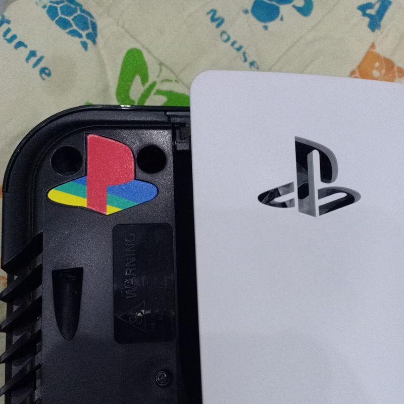 [PS5] Miếng dán Classic logo cho máy ps5