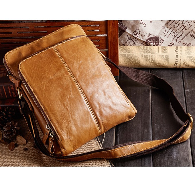 Túi Đeo Chéo Nam Cao Cấp LAVATINO Chính Hãng - 100% Da Nguyên Miếng, Handmade Khâu Tay - Món Quà Ý Nghĩa Cho Người Thân | BigBuy360 - bigbuy360.vn