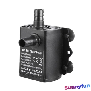 Máy bơm nước DC không chổi than mini DC 12V 5W 280L/giờ nâng 300cm