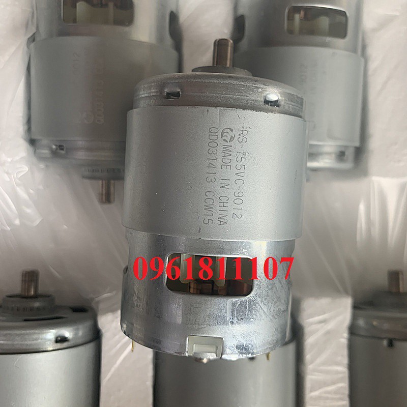 Motor 755 12V 18V cho máy khoan pin