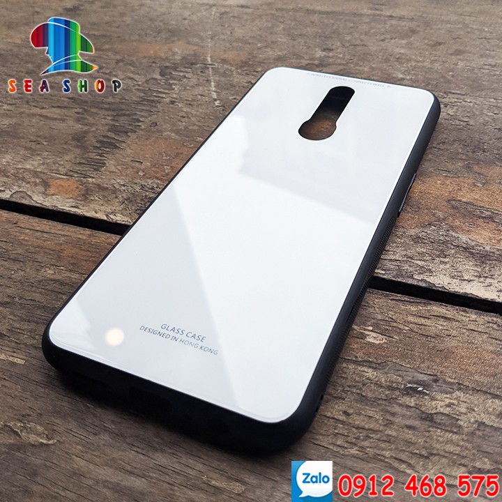 [TẶNG CƯỜNG LỰC] Ốp lưng Oppo F11 - Viền nhựa dẻo - Mặt lưng sử dụng chất liệu kính cường lực, màu sắc luôn tươi sáng