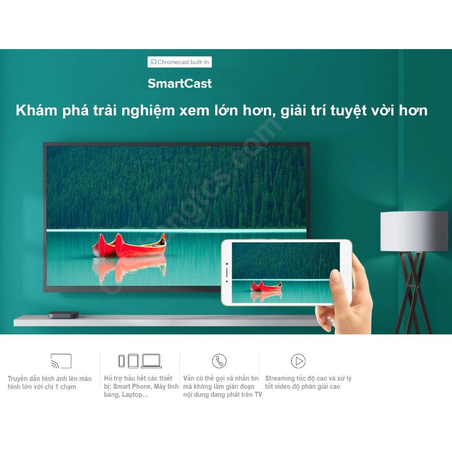 [Bản quốc tế] Android Tivi Box Xiaomi Mibox S 4K (Android 8.1) | BH 6 THÁNG