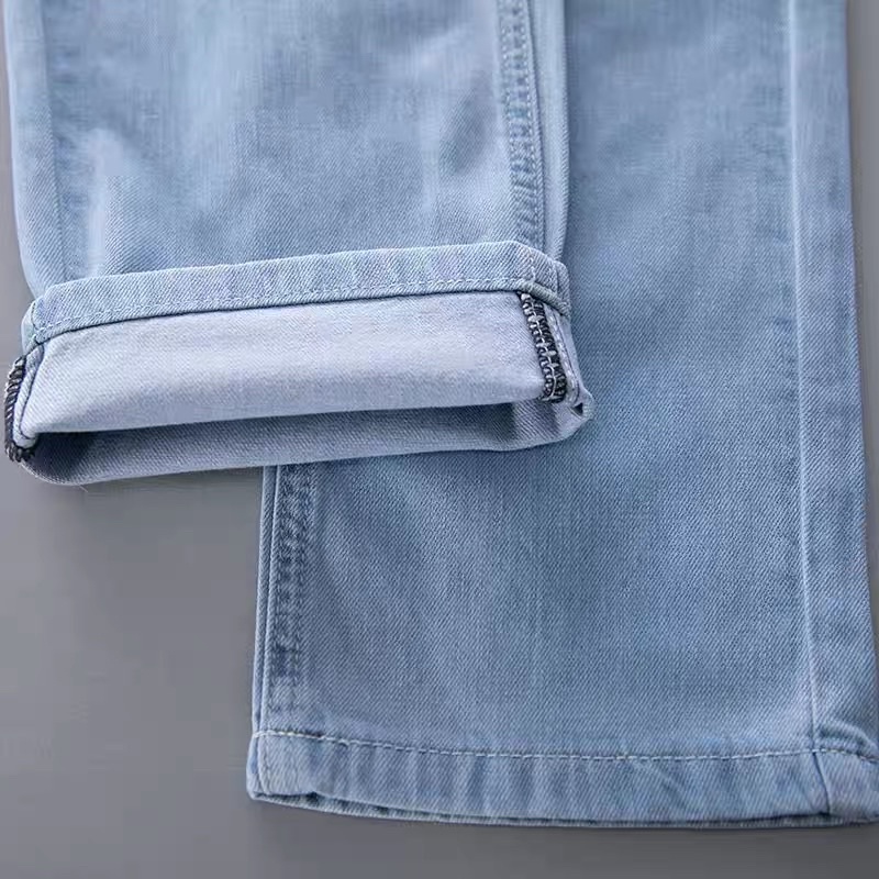 Quần Jean Baggy Ống Suông Nam Nữ Unisex - Kiểu quần Jean Nam Nữ màu xanh sáng | BigBuy360 - bigbuy360.vn