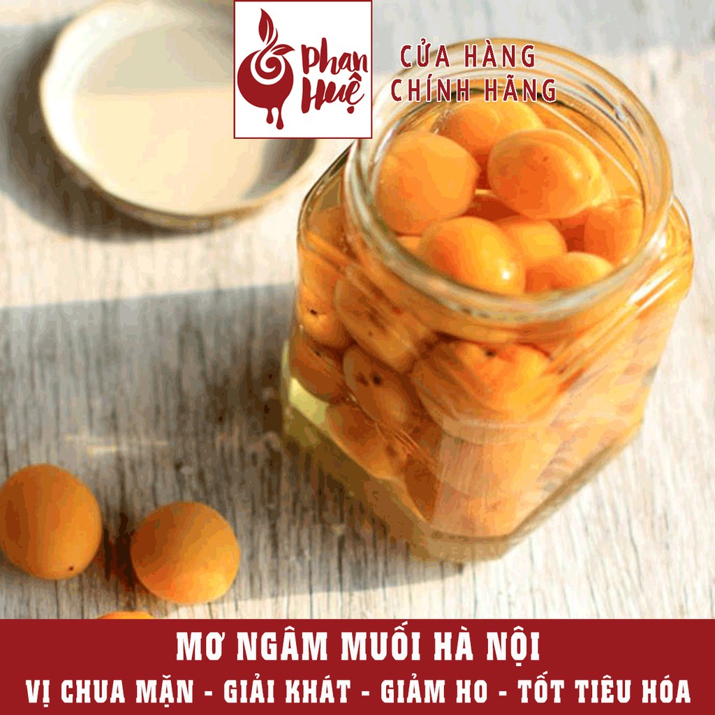 Mơ ngâm muối Hà Nội 3Kg , Phan Huệ Food. Mơ tươi chọn lọc, thanh nhiệt, hỗ trọ tiêu hóa, tốt cho sức khỏe.