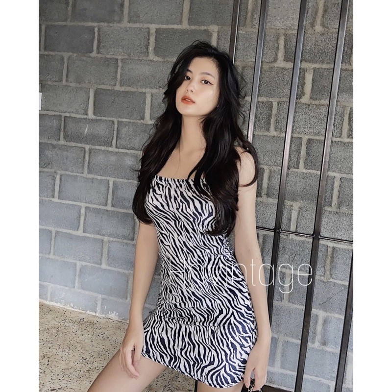 Đầm 2s nhung I Hhvintage