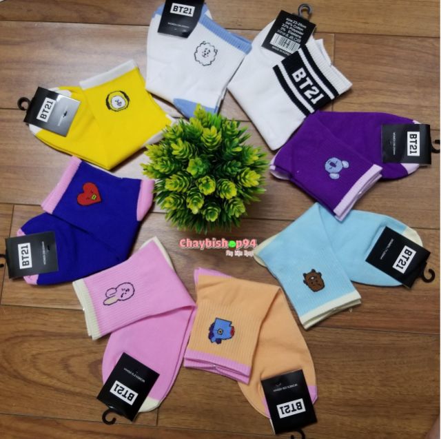 TẤT BT21 (cao cổ + ngắn cổ)