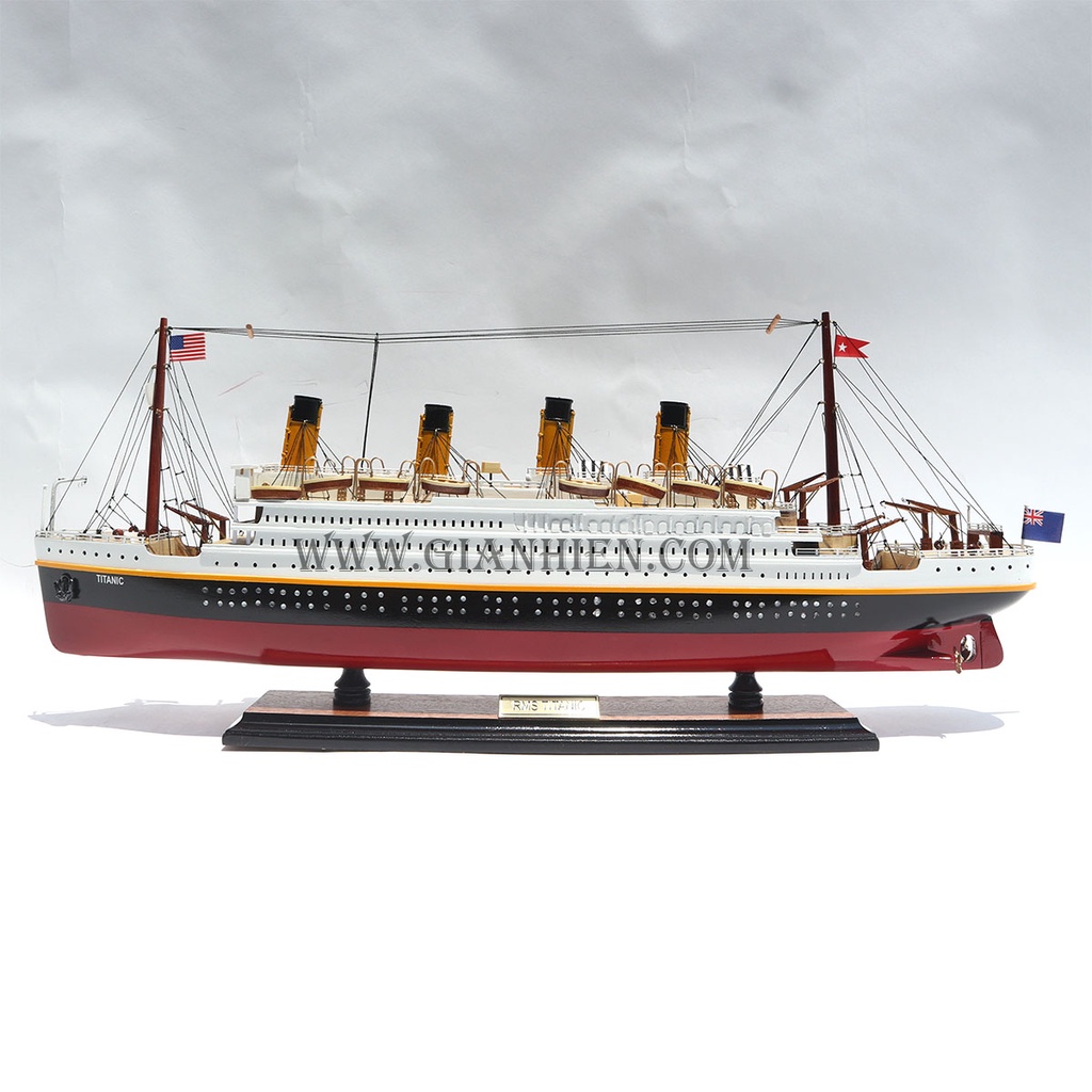 Mô Hình Thuyền Gỗ Mỹ Nghệ Gia Nhiên Dạng Thuyền Du Lịch RMS TITANIC Chất Lượng Cao Xuất Khẩu Giá Gốc Tận Xưởng