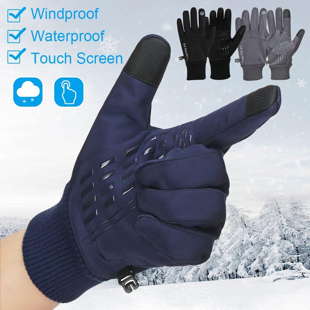 Găng Tay Giữ Ấm Mùa Đông Chống Thấm Nước Có Thể Dùng Màn Hình Cảm Ứng
