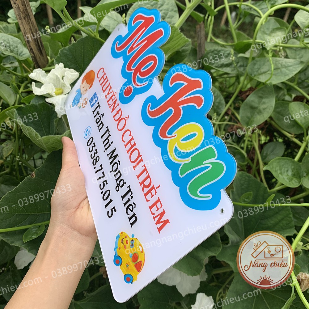 Bảng hiệu dành cho shop bán đồ chơi trẻ em_  FRee thiết kế theo mẫu có sẵn